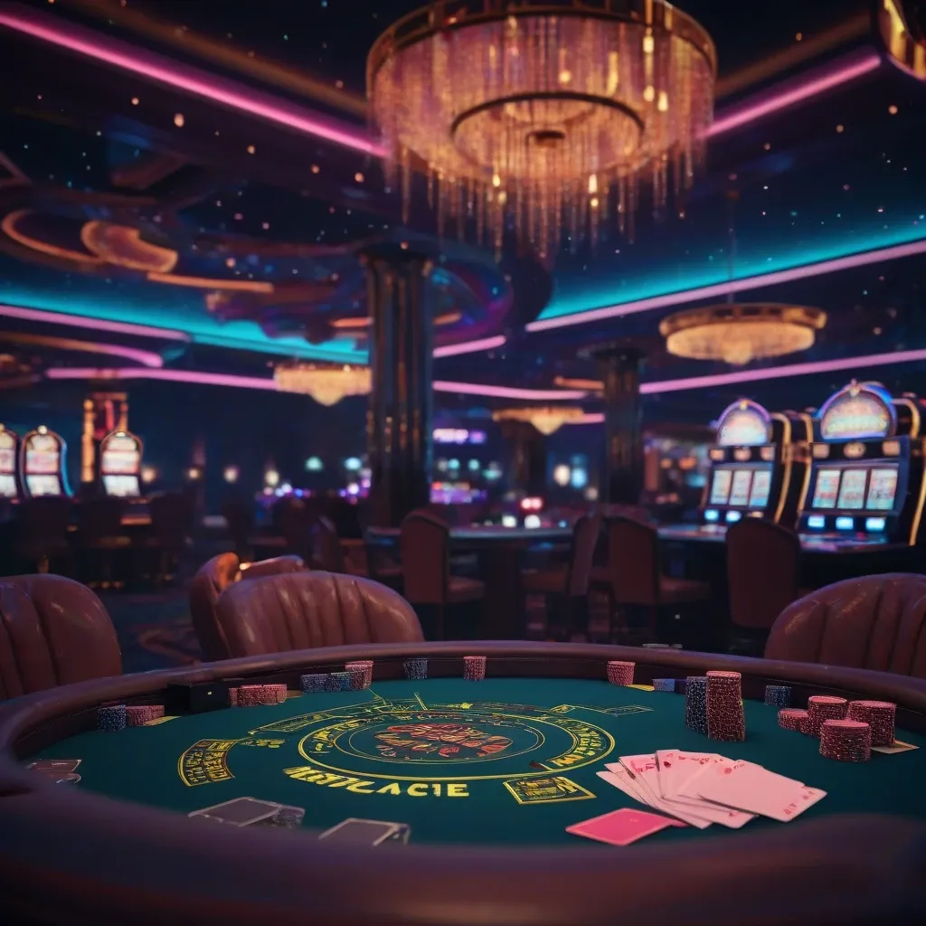 Luxury Casino Interior Glow